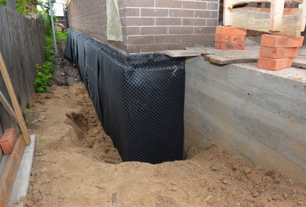 SJ Waterproofing Pros technician performing targeted Foundation Crack Repair assessment in Mount Carmel, TN